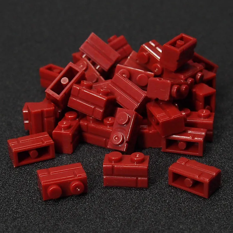 98Pcs Castle MOC City Friend Figures building blocks wall DIY Blocks Small Bricks Base