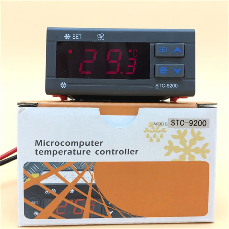 

STC-9200 Two Relay Output LED Digital Temperature Controller Thermostat Incubator included 2 sensors