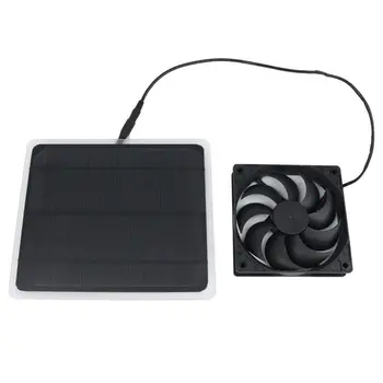 

10W Solar Powered USB Fan Mini Ventilator For Greenhouse Pet /Dog Chicken House
