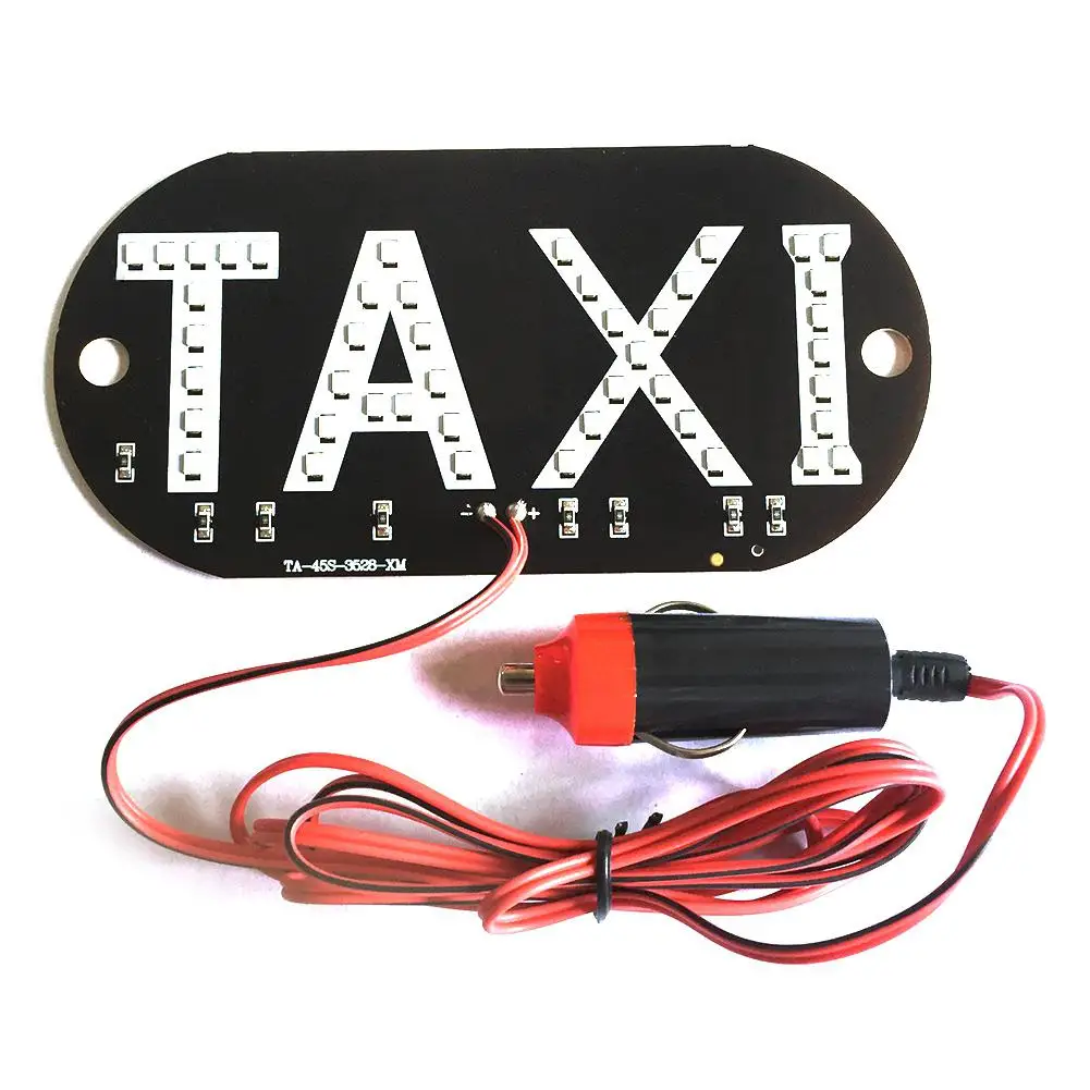 Dragonpad 12V такси ветровое стекло знак лобового стекла Светодиодная лампа с