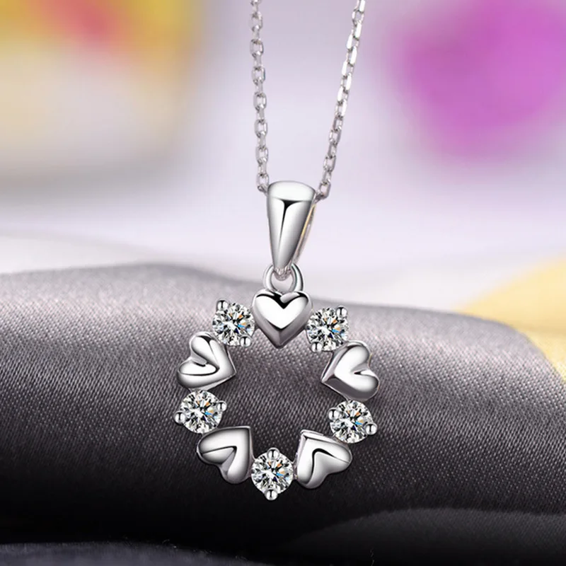 trendy heart necklace for women (2)