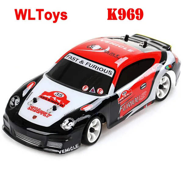 WLtoys K969 1/28 High-Speed 4CH 4WD 2.4 ГГц матовый RC ралли RTR