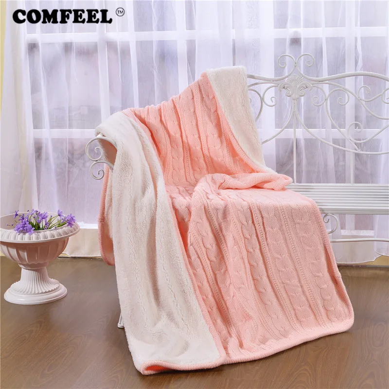 COMFEEL двусторонний искусственный мех одеяло s для кровати Пушистый Плюшевый