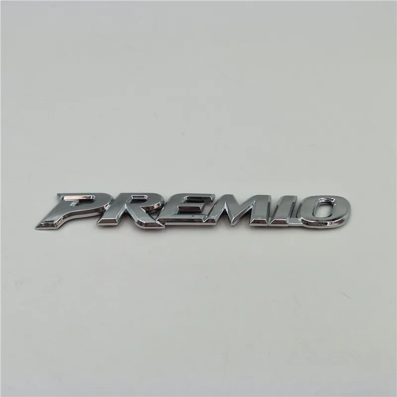 

For Toyota Premio Chrome Letters Emblem Badge Rear Boot Trunk Logo Stickers