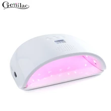 Genilac 48W sun Red Light LED UV lamp Nail Gel lamp 22 LEDs Whitening skin Nail dryer for All Gels Curing Nail Gel Art Tools