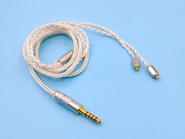 diy earphone cable mmcx ue900 se535 8share single crystal copper silver plated wire | Электроника
