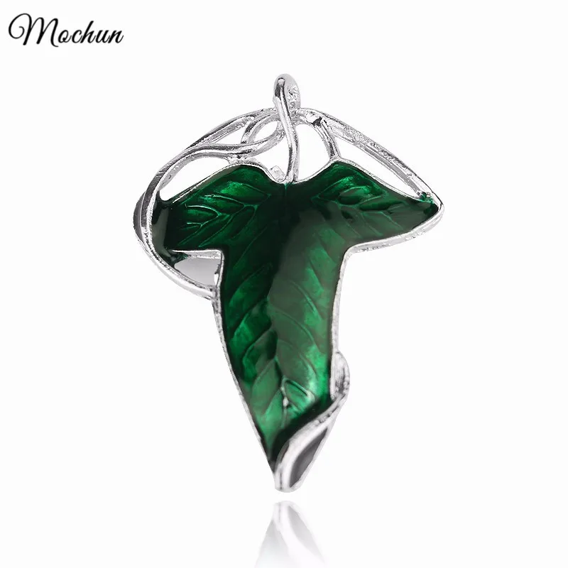 

MQCHUN Elven Leaf Brooch Pin Green Lorien Cape Enamel Brooches