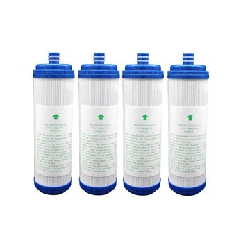 

4 pcs 10-inch 10" Water Purifier Coconut Shell Granular Activated Carbon Filter with Flat Pressure Socket UDF Filter