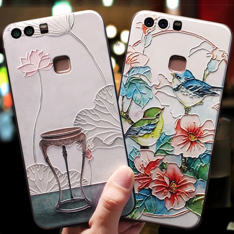 YueTuo 3d противоударный coque чехол для Huawei p9 P 9/p9 Lite p9lite 2016 Оригинальные Роскошные
