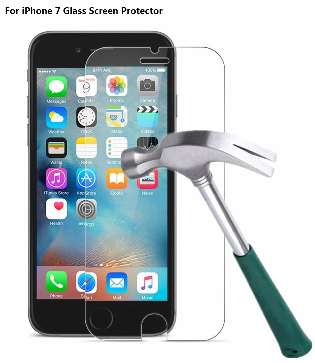Goede Voor iPhone 7 7 Plus Gehard Glas Gorilla Screen Protector 9 H 3D Touch HD Duidelijkheid Bubble Gratis Anti vingerafdruk Vingerafdrukken