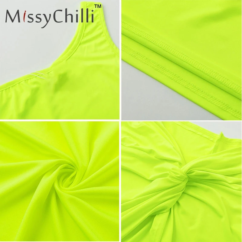 Женское платье с разрезом MissyChilli вечернее из двух частей на одно плечо Осеннее