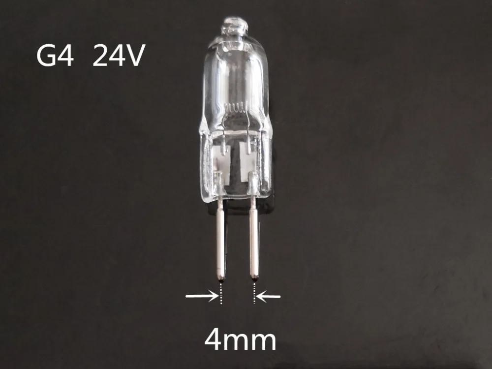 5 шт. G4 24 В галогенная лампа 24 В G4 лампа 10 Вт G4 24 в 20 Вт 35 Вт 50 Вт 24 В G4 галогенная лампа теплый белый