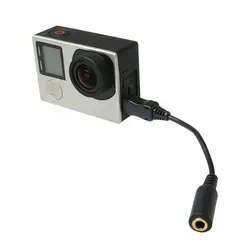 Портативный Mini USB микрофон профессиональный Mini-USB внешний микрофон с зажимом для GoPro Hero 3/3 + камеры высокой аксессуар