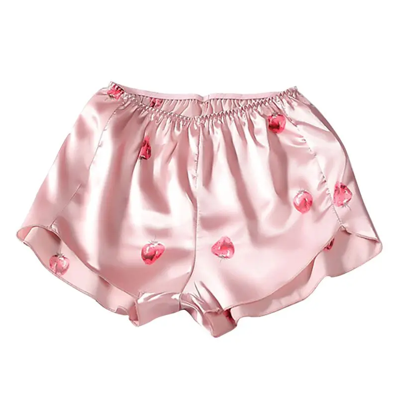 Safety Pants Female Anti-lighting Summer Strawberry Thin Section Ladies Loose Shorts Safety Pants - Color: PC