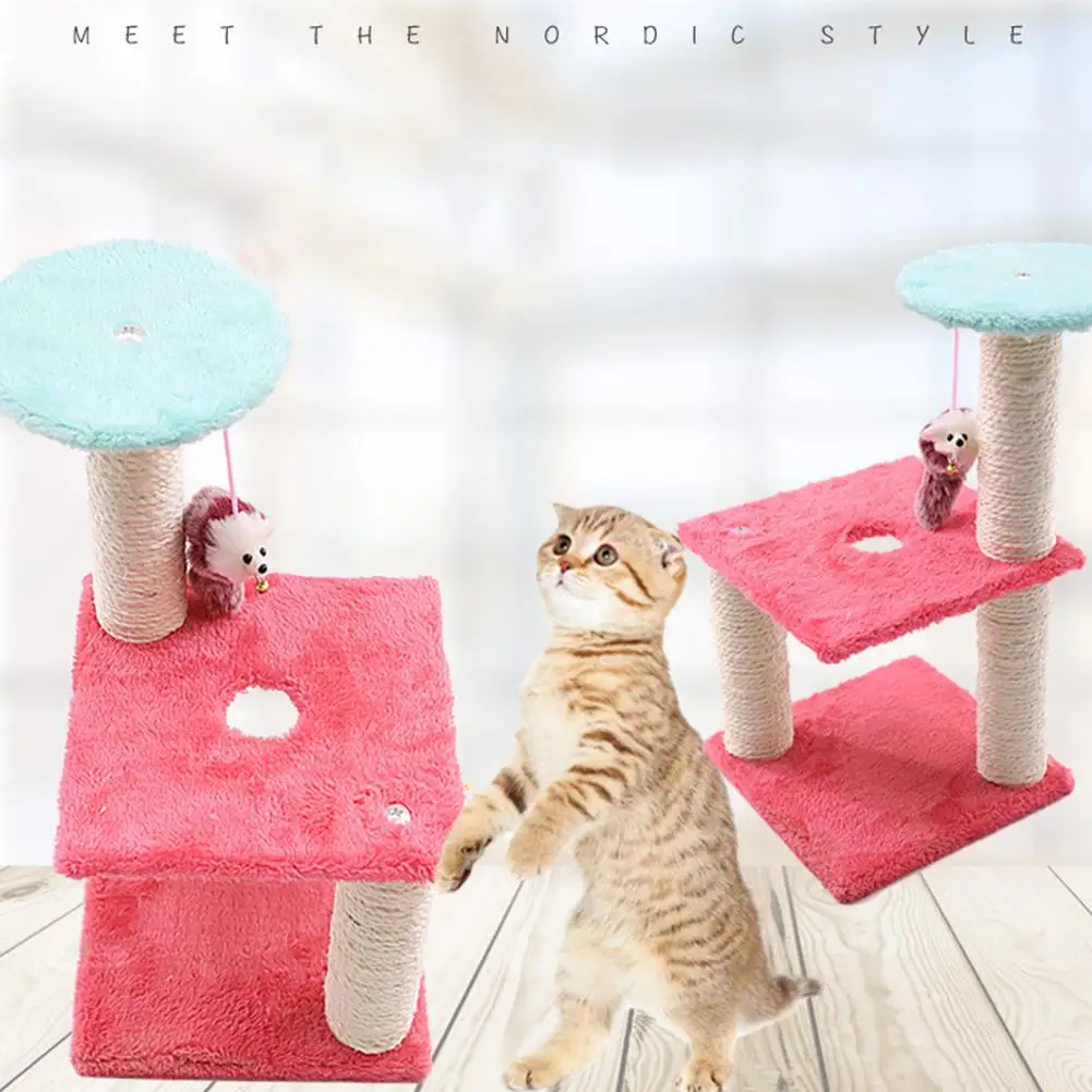 

TPFOCUS Three-storey Sisal Cat Scratcher DIY Detachable Plate Pet Climber for Pet Cat Safety Simple High Quality Pet Cat Toy