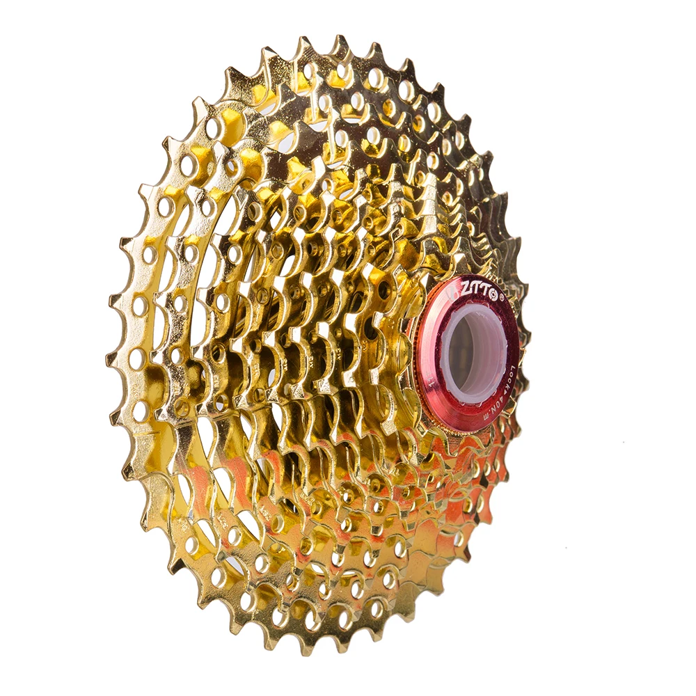 ZTTO 10 скоростей Золотая кассета Freewheel s 11 36 T Золотой маховик durablefor M610 XT M785 SLX M670 M975 K7