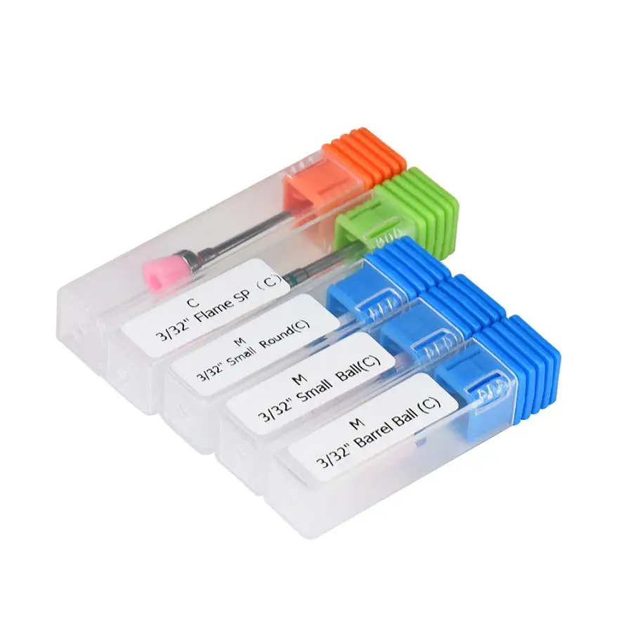 

HOT New Arrival wiping away nail gel 5PC Ceramic Nail File Drill Bit Tools For Nail Art Machine Grinding Stone Head Anne