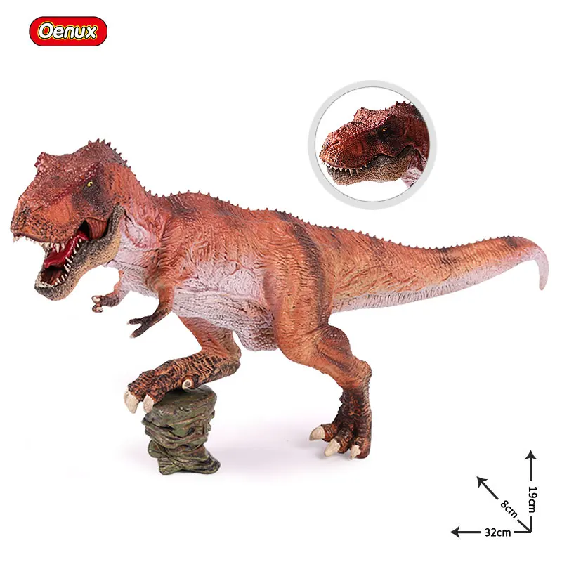 Oenux Юрского периода классический Плотоядный король Тираннозавр Рекс Динозавр труп модель Фигурка Brinquedo развивающая игрушка