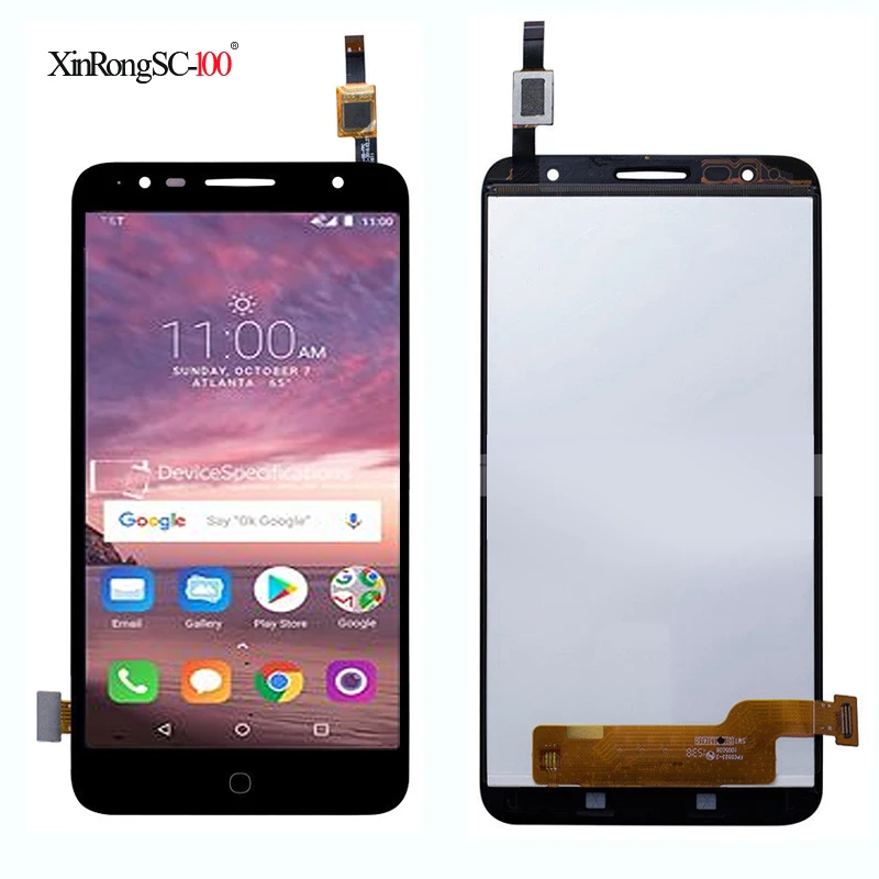 ЖК-дисплей для Alcatel Pop 4 + Plus 5056 5056D 5056T 5056E кодирующий преобразователь сенсорного