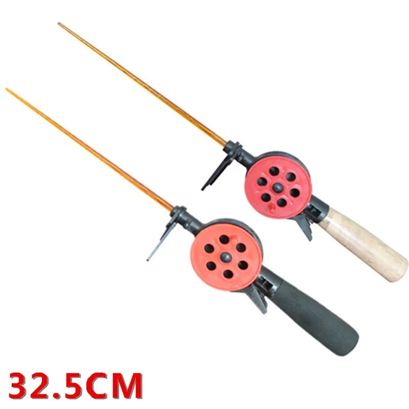 

Bobing HFB-8/8X Ice Fishing Rod 32.5cm 60g Lightweight Portable Mini Fishing Trackle Winter Fly Fishing Ice Fishing Tackle Tools