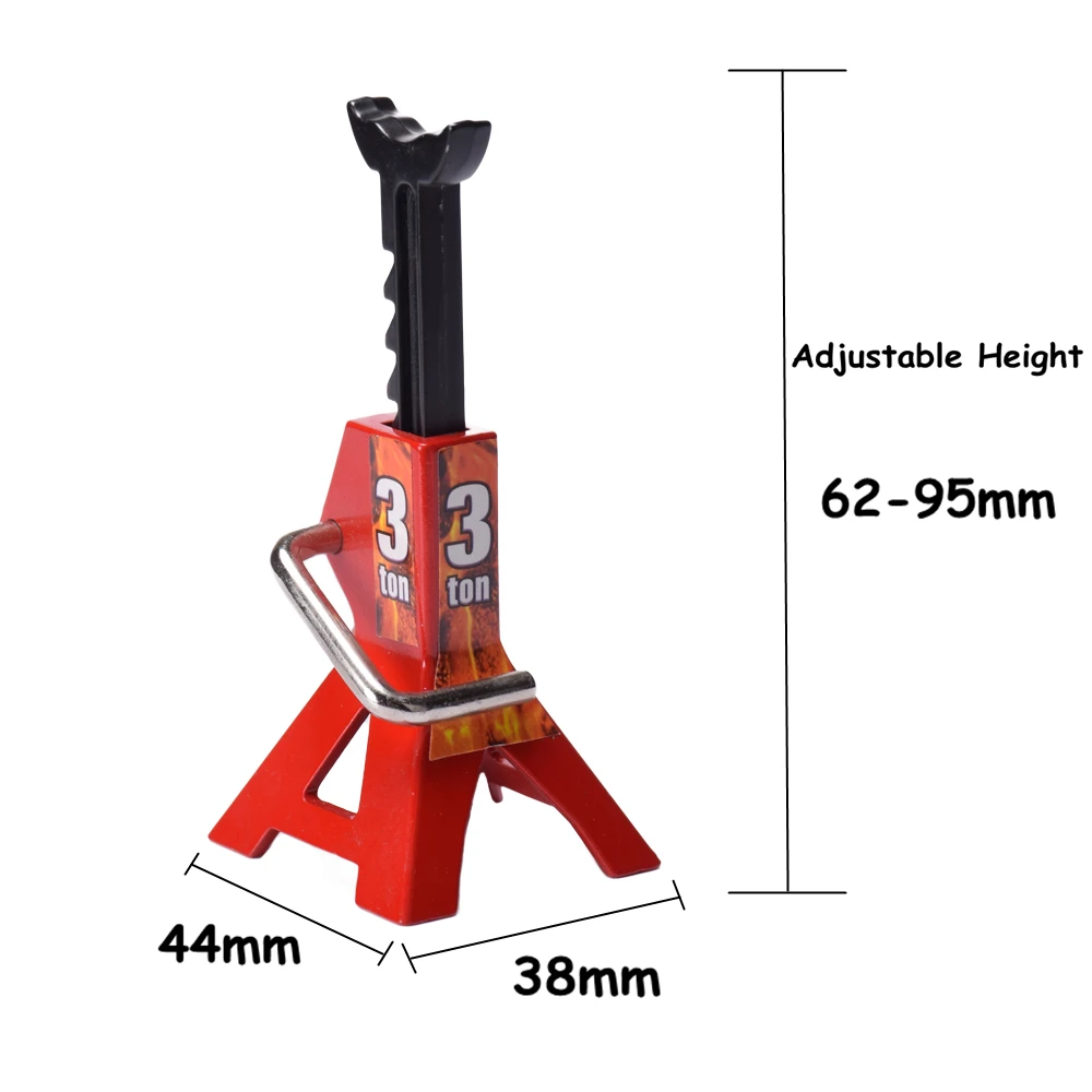 2 шт Металл 3 тонны Джек Стенд ремонтный инструмент для 1/10 RC Гусеничный осевой SCX10 Tamiya CC01 D90 D110 TF2