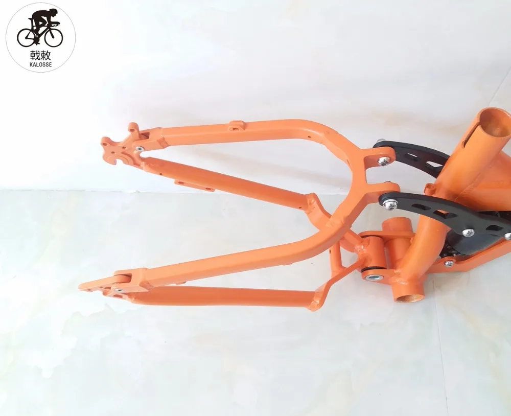 Best Soft-tail 175mm width   Children  Snow  mountain bicycle  frame   20*4.0 tiresfolding  bike frame 18