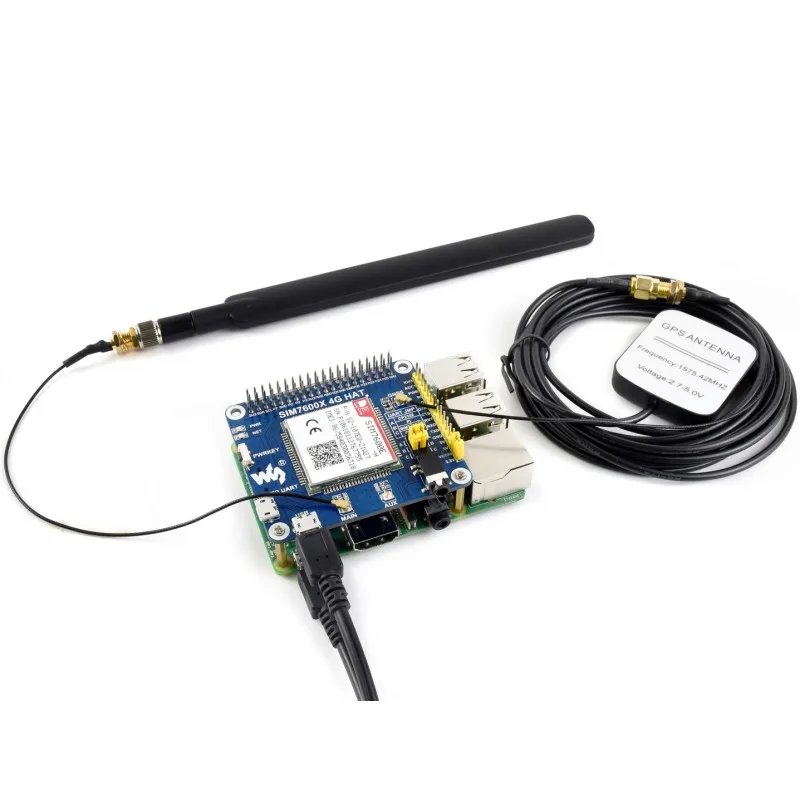 SIM7600E-H 4G GSM/GPRS/GNSS HAT поддержка передачи данных 4G/3g/2G связь для Raspberry Pi Zero W 3B 3B