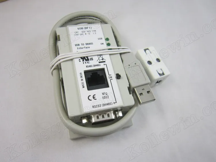 

Upgrade 1747-UIC, USB interface adapter for A-B SLC5/01/02/03/05 series PLC cable, Freeshipping 1747UIC2.0 Communication Cable
