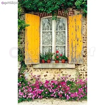 

Diamond Painting 5D Full Square/Round Doors Windows Scenery Picture Daimond Painting Embroidery Cross Stitch Crystal Mosaic Z006
