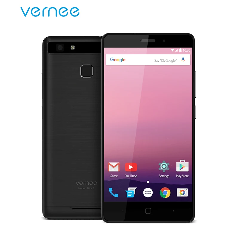 Vernee Thor E " HD 4G LTE мобильный телефон MTK6753 Восьмиядерный Android 7,0 сотовые телефоны 3G ram 16G rom 5020 mAh смартфон с отпечатком пальца