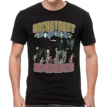 Authentic BACKSTREET BOYS Vintage Destroyed Slim-Fit T-Shirt New Brand-Clothing T Shirts top tee