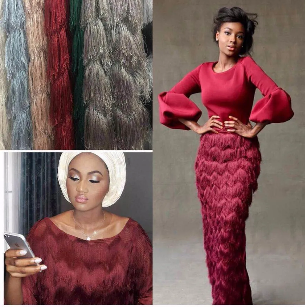 

New design African Lace Fabric.High quality fashion French tulle lace Fabrics 5yds/pc