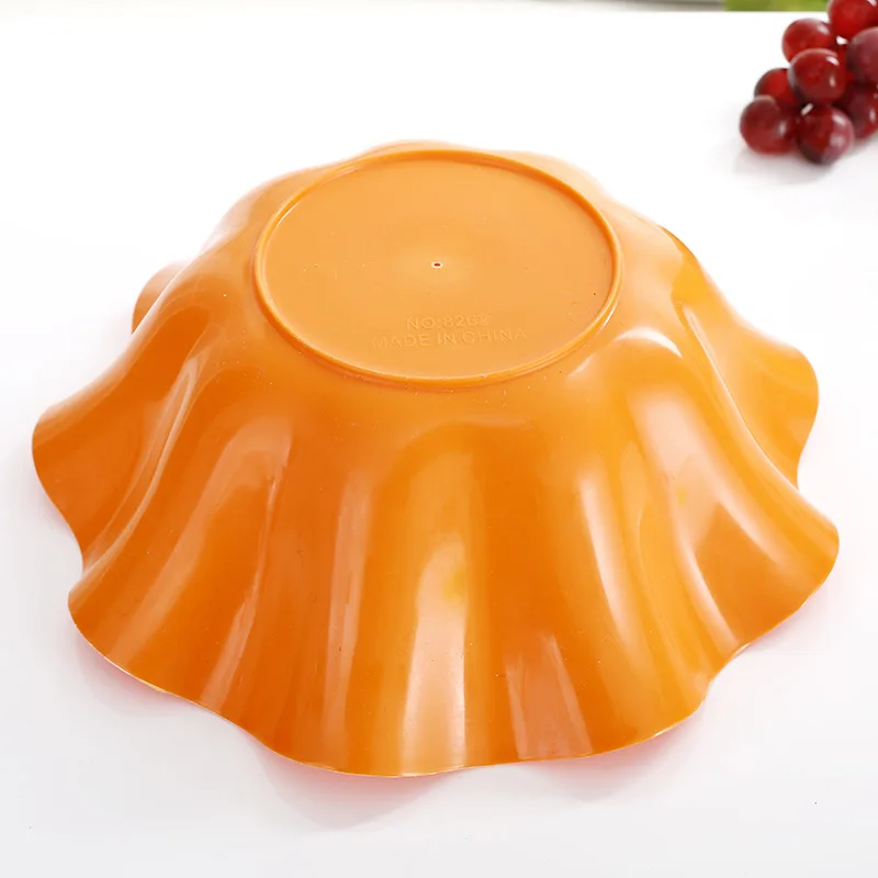 1PC 10inch new creative fashion plastic fruit plate European fruit dish shaped plastic flower snacks JH 0771