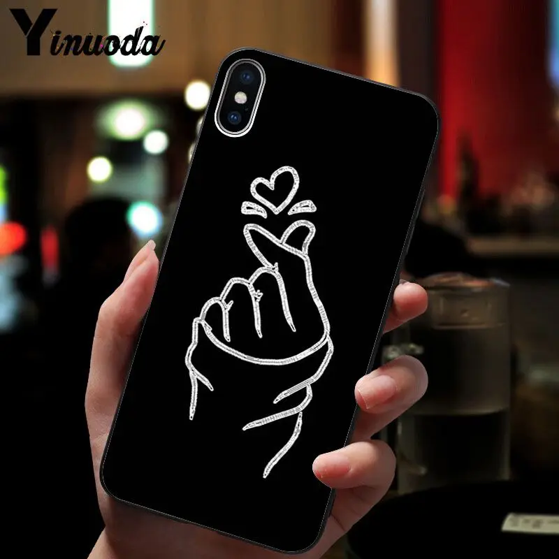 EXO kpop Heart Drawing Love on the finger Pull hook