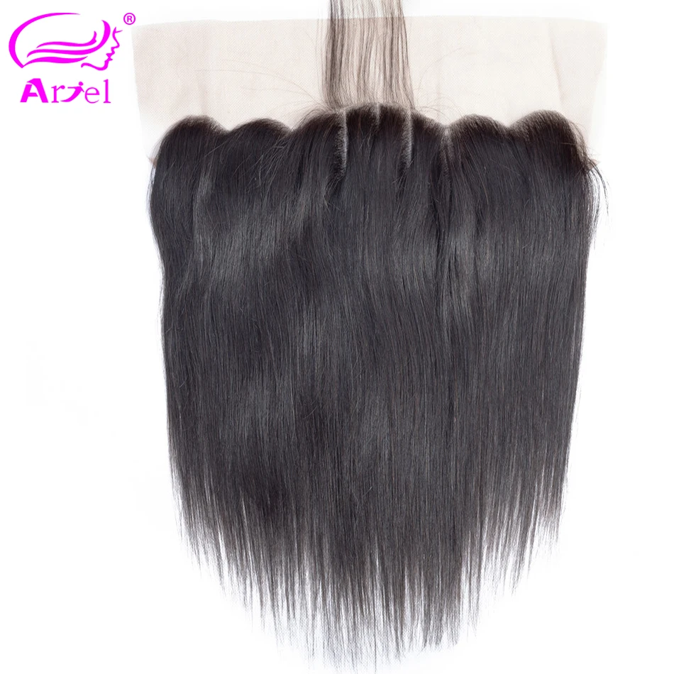 

Ariel Indian Straight 13*4 Lace Frontal Closure With Baby Hair 100% Human Hair Non-Remy 13x4 Lace Closure Middle/Three/Free Part