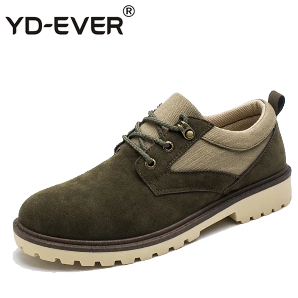 YD EVER Brand Casual Shoes Men High Quality Canvas shoes Autumn Working