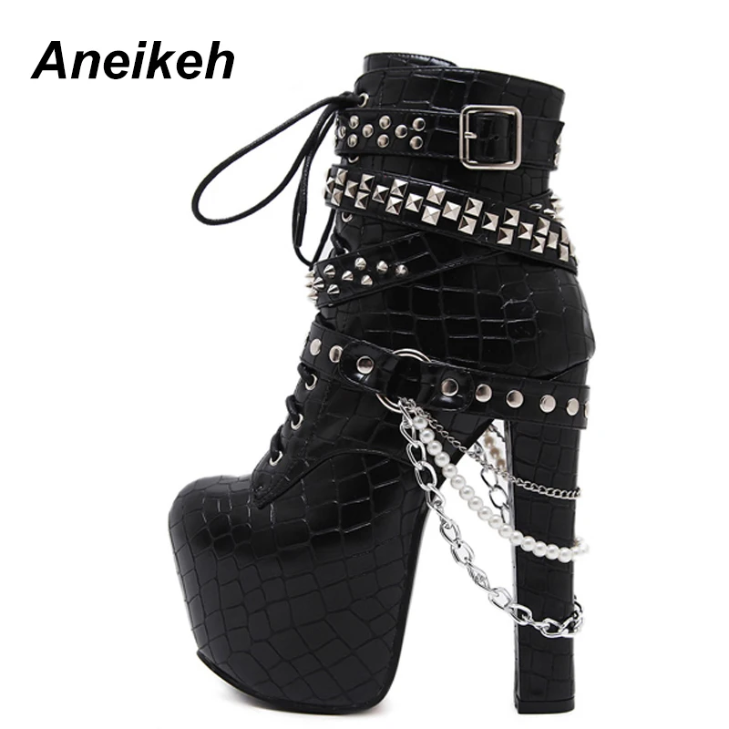 botas goticas femininas