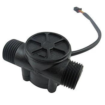 

1PCS G1/2" DN15 Male Plastic ON/OFF water flow switch water flow sensor black