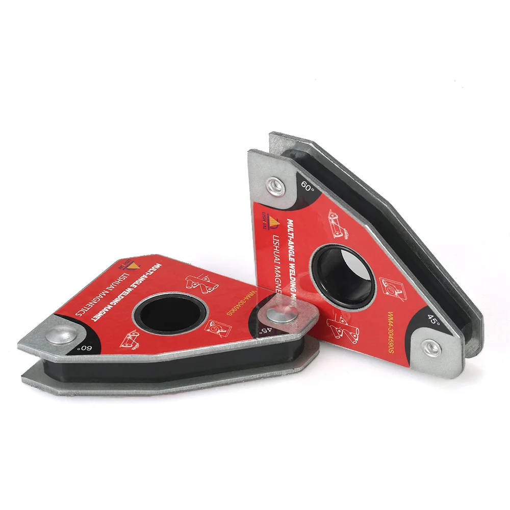 

2pcs Multi-angle Mini Welding Magnets Neodymium Clamp Holder Never Degaussing Lifting Welding Positioner 30 60 45 90 degrees
