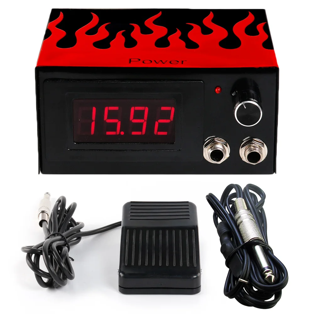 

Solong Tattoo PRO DIGITAL TATTOO POWER SUPPLY FOOT PEDAL/SWITCH CLIP CORD P174
