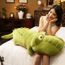 Creative Oversized Cute Crocodile Lying Section Plush Pillow Mat Plush Hand Doll Stuffed Toy Cartoon Plush Toys Kids Prize Gift Creative Oversized Cute Crocodile Lying Section Plush Pillow Mat Plush Hand Doll Stuffed Toy Cartoon Plush Toys Kids Prize Gift