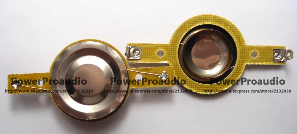 

2 pcs /lot 25.4 25.5mm titanium diaphragm Tweeters voice coil