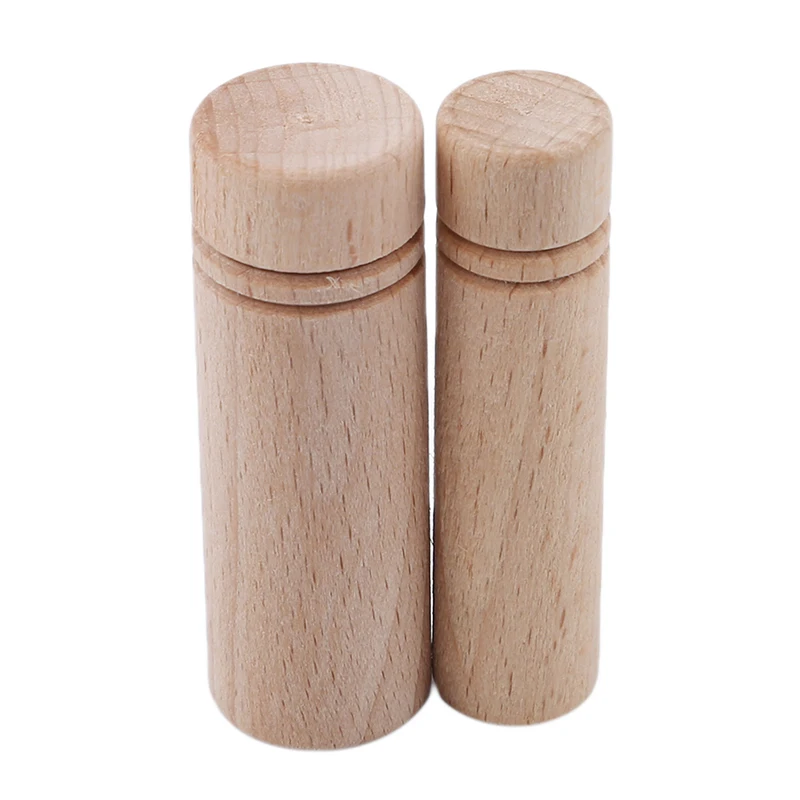 

DIY Handmade Tool Sewing Needles Storage Wooden Tube Knitting Needle Cylinder Storage Accessories Holder S / L home use
