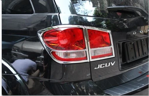 

4pcs Chrome rear taillight lamp cover trim for 2013 2014 Dodge Journey