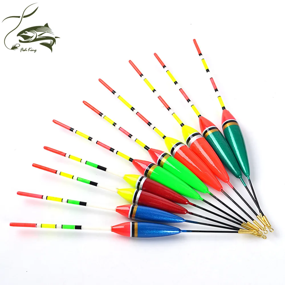 FISH KING бренд 10 шт./лот 1 г 2 3 4 5g многокарповый поплавок для ловли карпа|fishing float bobbers|vis