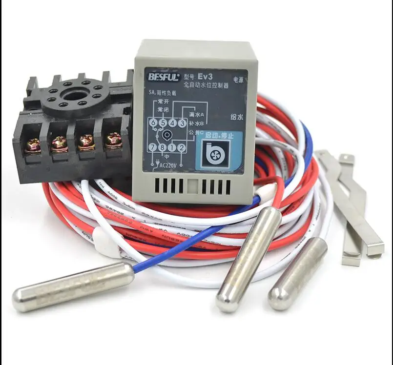 

Free shipping Automatic Level Controller 220V Level Controller Relay Pump Switch Water Tower Pool Bi River EV3
