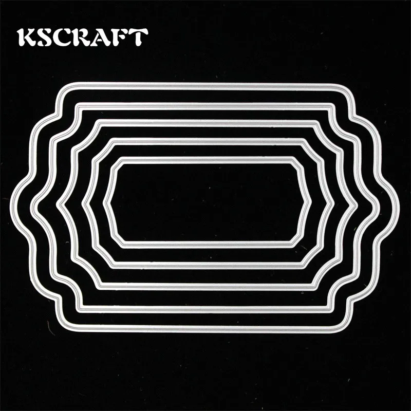 

KSCRAFT New Frame Metal Cutting Dies Stencils for DIY Scrapbooking Stamp/photo album Decorative Embossing DIY Paper Cards