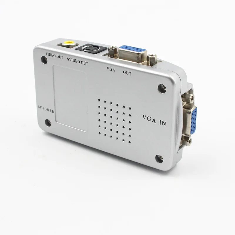Converter VGA to RCA converter PC VGA to AV RCA S-video Signal Adapter Converter Video Switch splitter Box vga to av converter