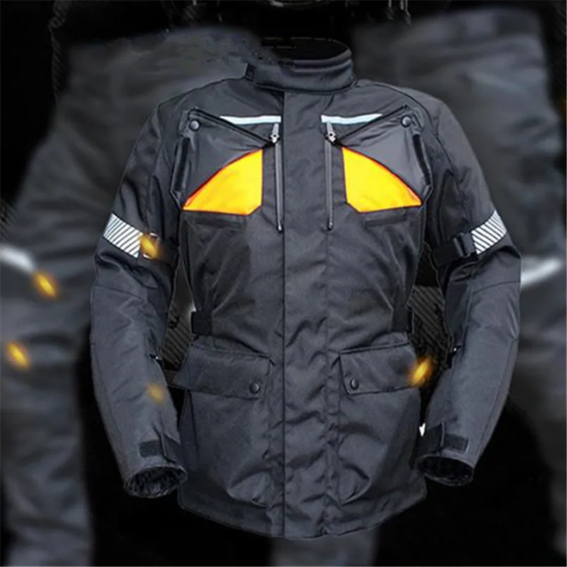 LYSCHY мотоциклетная куртка ветрозащитная Мужская мотоциклетная одежда костюм для мотокросса куртка и брюки мото куртка защитное снаряжение броня