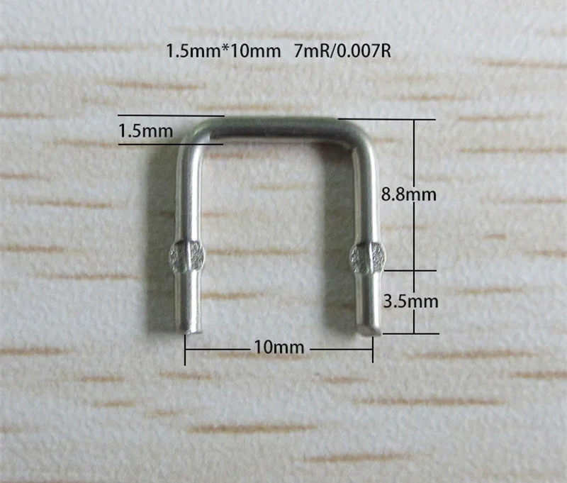 50 шт. Constantan сопротивление 1,5*10* 4-12milliohm constantan проволочный резистор диаметр провода 1,5 дискретный резистор значение 0,004 Rohm/4MR